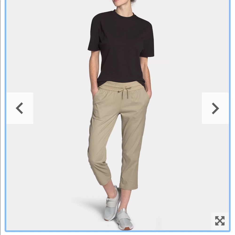 Aphrodite Motion Capri Medium Twill Beige NWOT